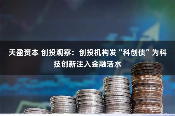 天盈资本 创投观察：创投机构发“科创债”为科技创新注入金融活水