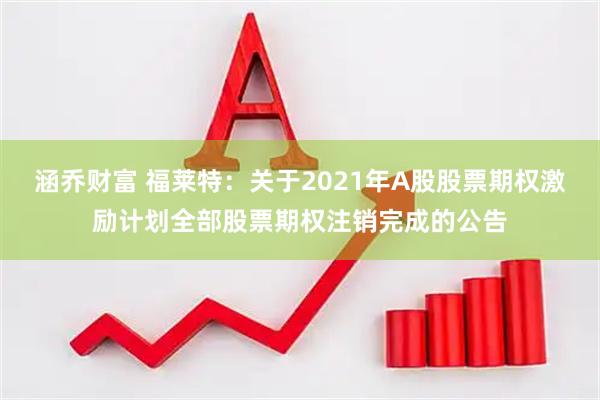 涵乔财富 福莱特：关于2021年A股股票期权激励计划全部股票期权注销完成的公告