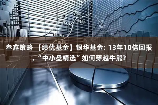 叁鑫策略 【绩优基金】银华基金: 13年10倍回报, “中小盘精选”如何穿越牛熊?