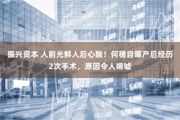 振兴资本 人前光鲜人后心酸！何穗自曝产后经历2次手术，原因令人唏嘘